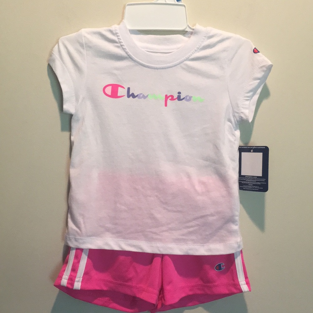 NWT Champion Shirt/Short set Size 24 months